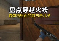 盘点《穿越火线》霰弹枪的官方亲儿子，怪不得他们有那么高的人气