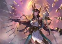 英雄联盟美女,LOL网红美女cos星之守护者