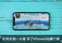 吃鸡手游一大堆 买了iPhoneX玩哪个爽