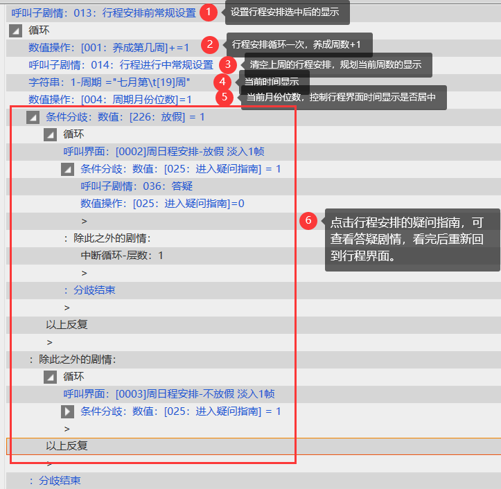 橙光地图探索设置_橙光行程安排教程_橙光游戏自制存档界面