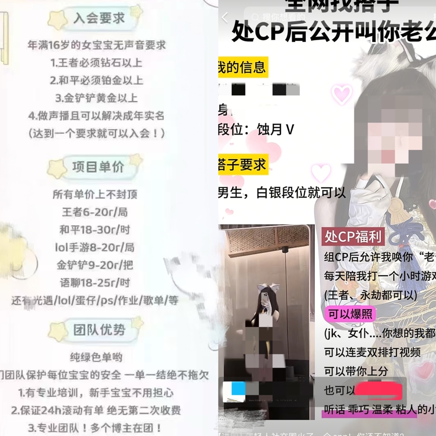 未成年人参与陪玩_游戏陪玩网_游戏陪玩行业乱象