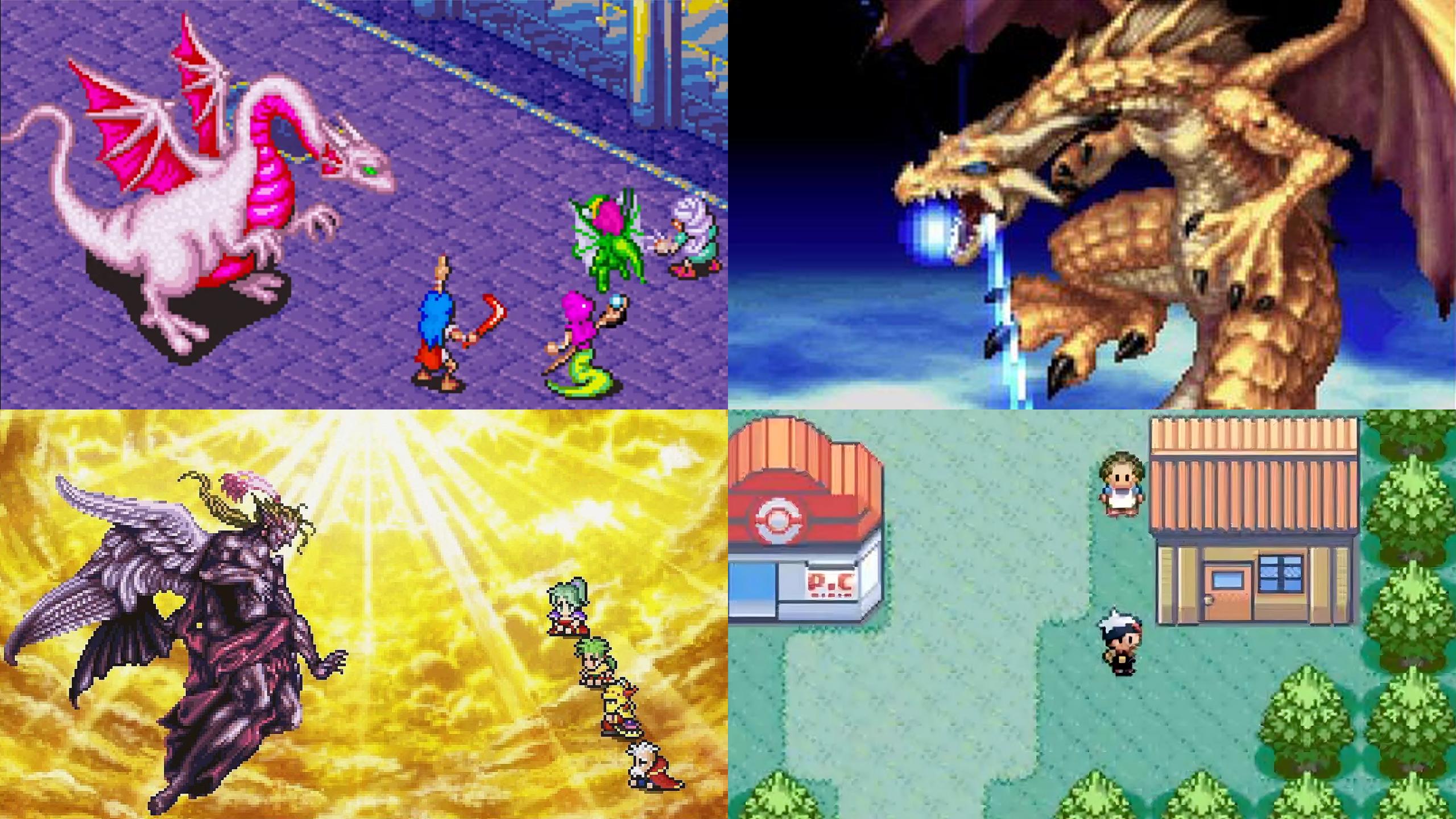 GBA JRPG 经典游戏推荐_psp卡牌游戏黑白