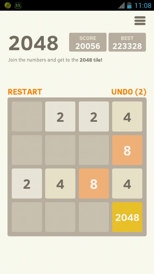 2048游戏高分攻略_2048游戏技巧_最大数角落放置技巧