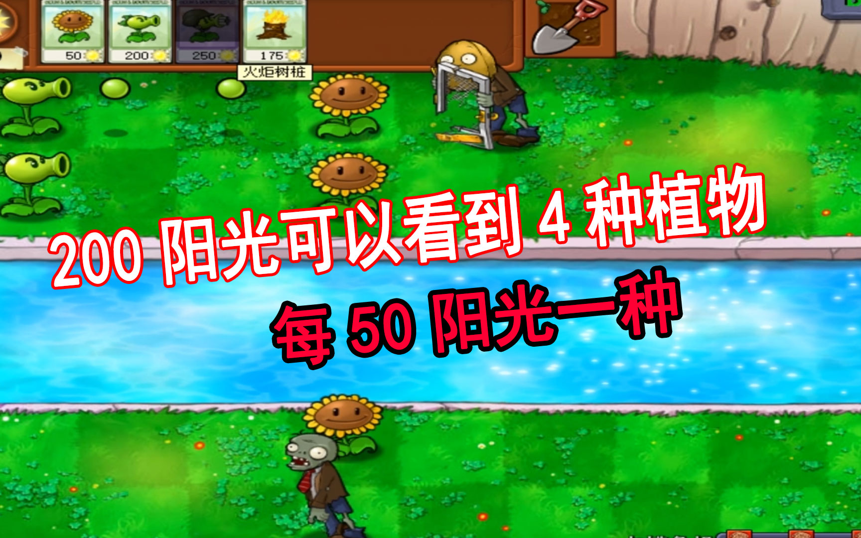 植物大战僵尸315：隐藏小游戏卡槽危机，没有阳光什么都看不见