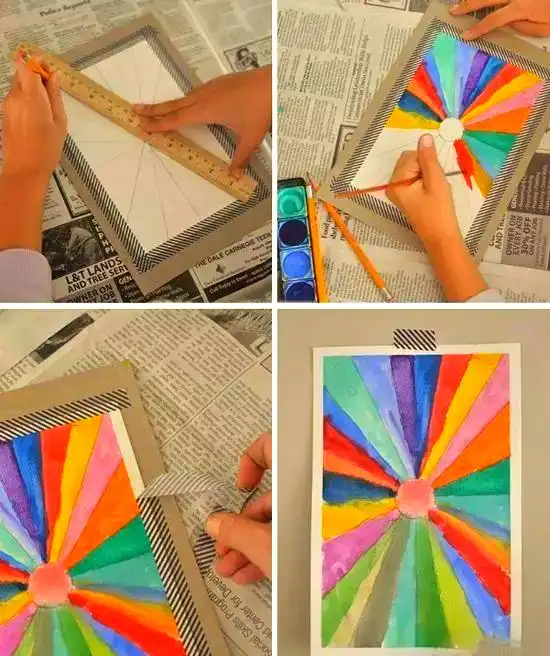 儿童绘画发展阶段_创意绘画游戏方法_小学生儿童画画游戏