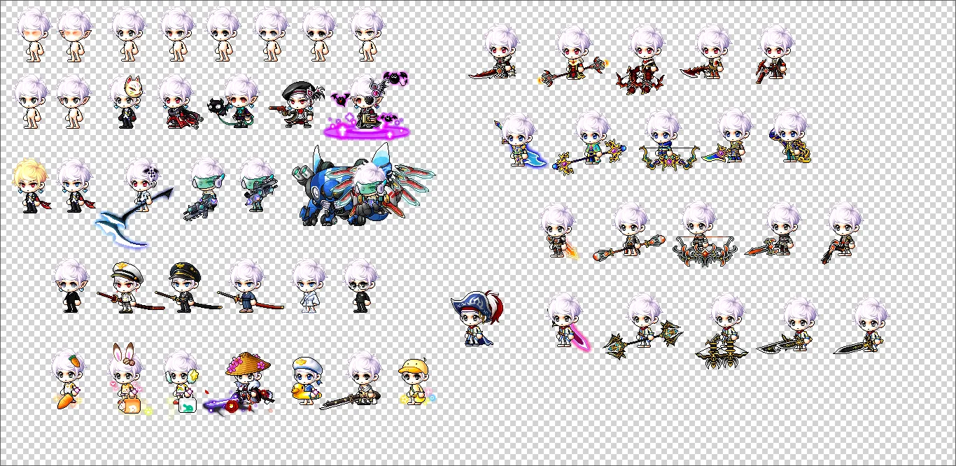 冒险岛发型搭配_冒险岛贤重发型_妖精维英发型搭配