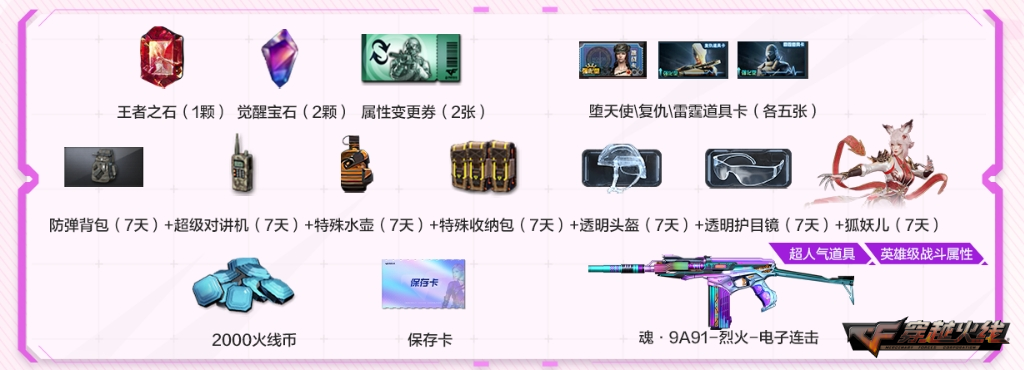 灵狐者约定活动福利_CFer签约续约奖励_穿越火线灵狐者h吧福利彩照