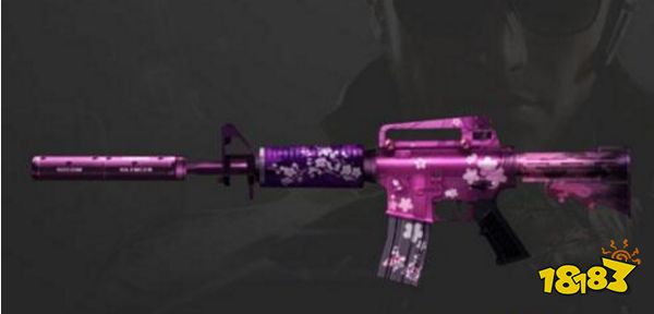 CF手游M4A1-玫瑰评测 一切只因你的美