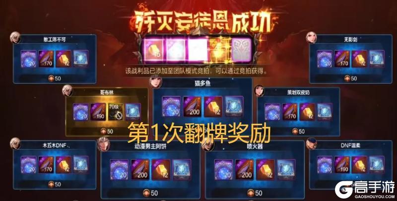 《地下城与勇士：起源》安徒恩通关奖励详解，一波团可以拿3次奖励！