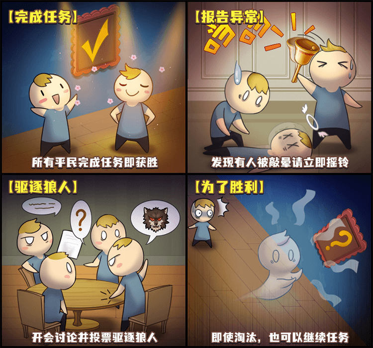 推理学院狼来了玩法_线上杀人游戏规则_推理之都狼来了游戏规则