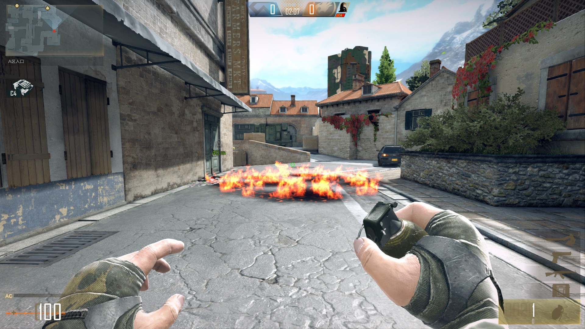 cf自定义界面有个像手雷的东西_CFHD高清竞技大区投掷道具改动烟雾弹浓度出烟速度范围加强优化战术价值提升背闪机制闪光弹手雷制造通路燃烧瓶伤害持续时间差异化尝试延时手雷精准控制引爆时间位置