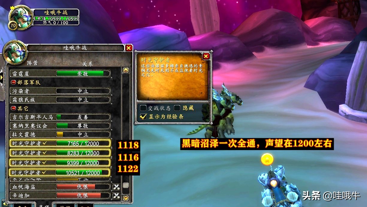 魔兽世界TBC怀旧 外域5大重要声望 如何冲声望更划算 萨尔玛荣耀堡声望刷法_wow时光守护者声望奖励