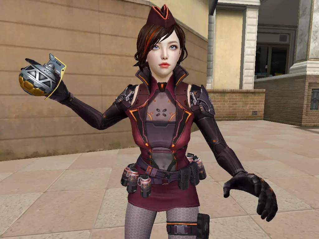 CF体验服新版本暗夜审判角色属性_穿越火线夜玫瑰邪恶图片_CF体验服新版本夜玫瑰幻能朋克角色属性