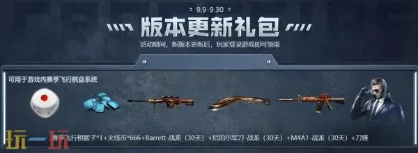 CF穿越火线迷彩涂装武器限时放送！版本更新礼包不容错过！