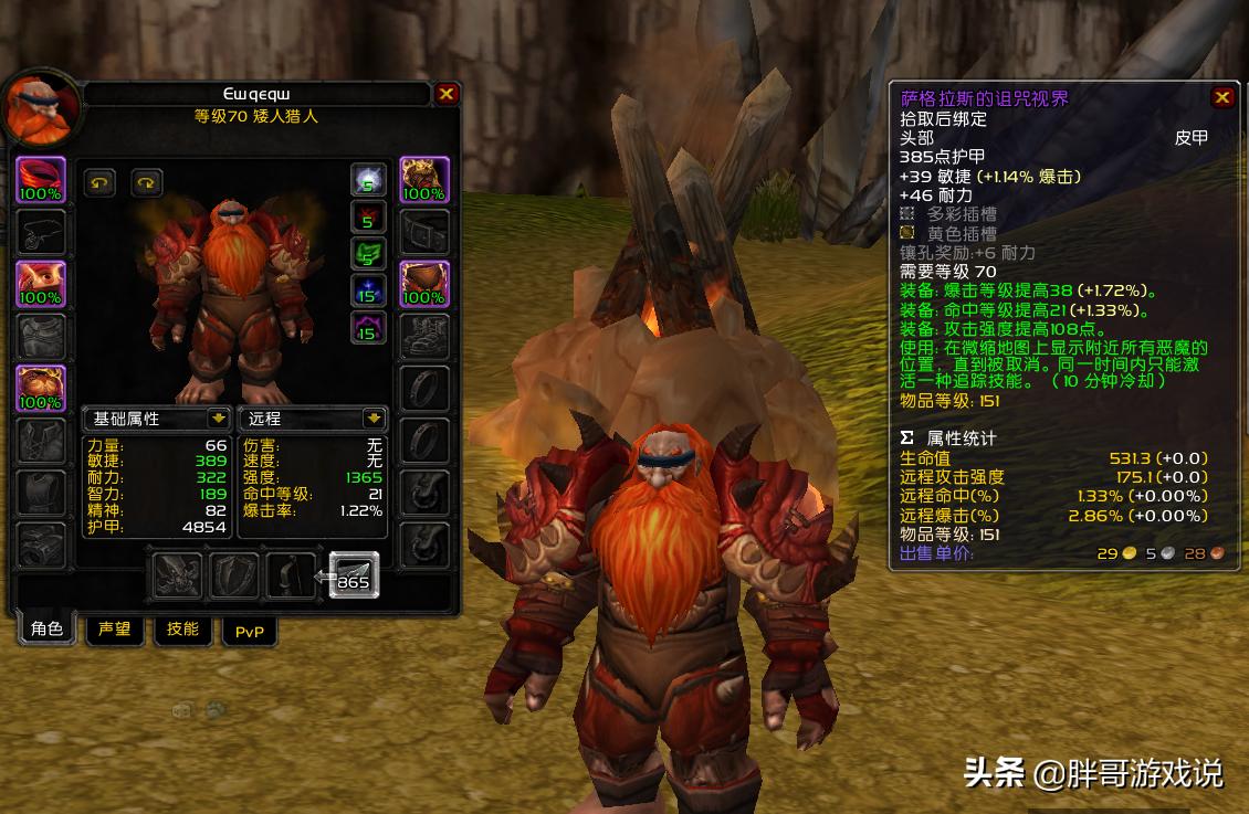 wow猎人套装_猎人T6部件选择攻略_魔兽世界TBC猎人P3阶段T6套装取舍