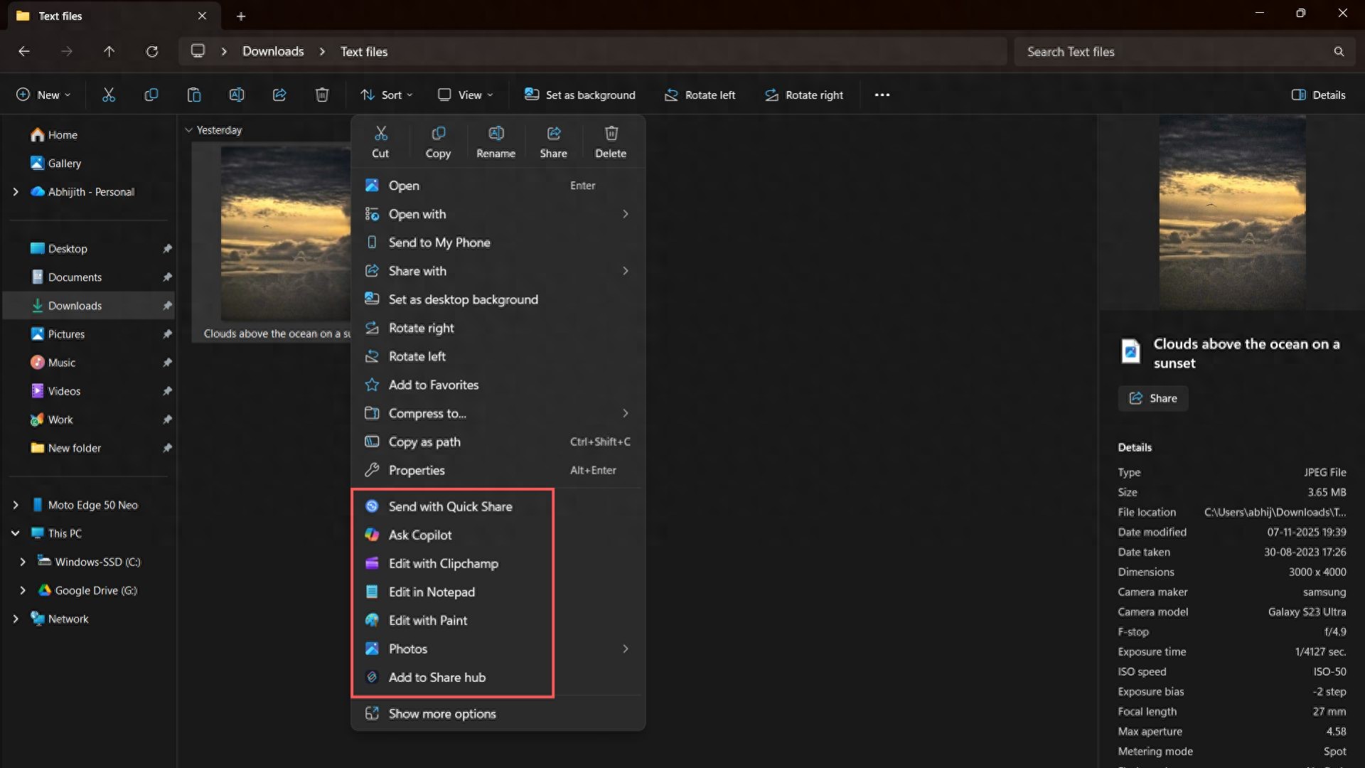 微软 Win11 右键菜单遇 BUG：图片、视频等都能用记事本“编辑”