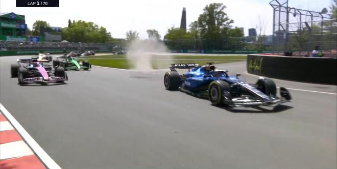 F1加拿大正赛：拉塞尔杆位夺冠，安东内利生涯首台，诺里斯退赛