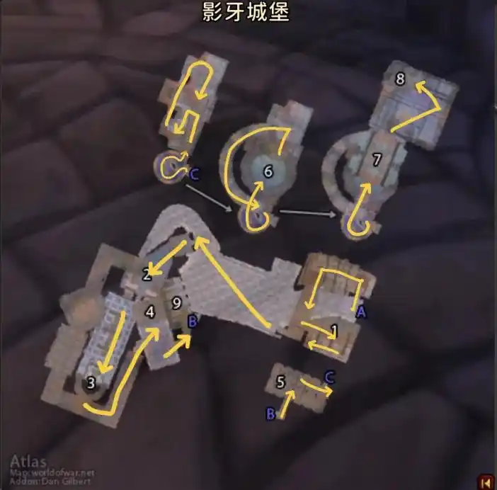 国服排随机本必备：魔兽世界经典旧世各副本路线图