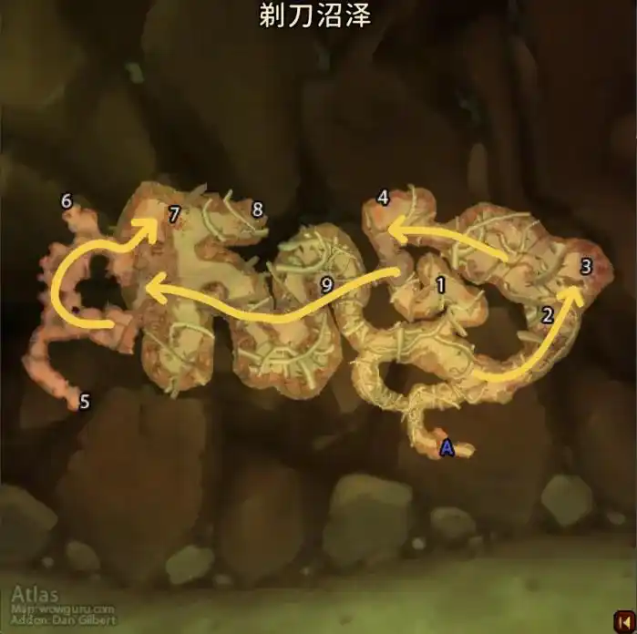 国服排随机本必备：魔兽世界经典旧世各副本路线图
