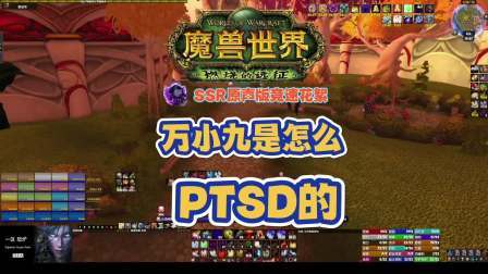 平时一本正经的万小九 打本竟然是这样的@老雷魔兽