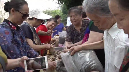 花园社区端午节包粽子活动2