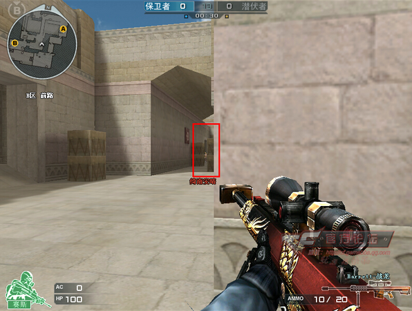 穿越火线黄金之国五兄弟越狱视频_保卫者狙击技巧_黄金之国狙击点位