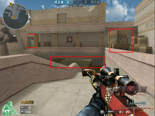 穿越火线黄金之国五兄弟越狱视频_保卫者狙击技巧_黄金之国狙击点位