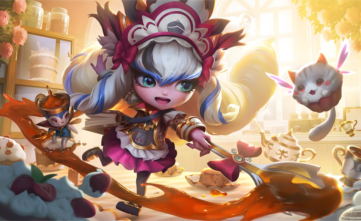 璐璐 梦幻幻觉 召唤小动物_lol仙灵女巫皮肤驯龙女巫_璐璐 糖果魔法 糖果灵魂代价