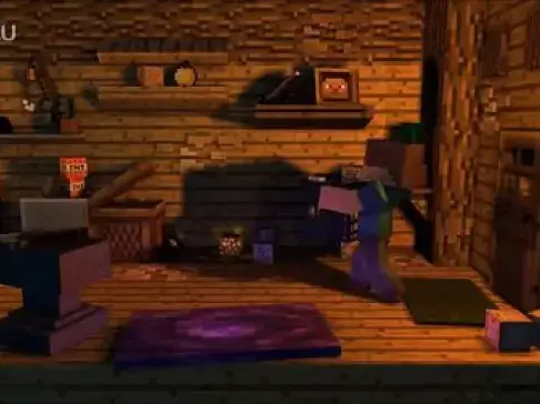 Minecraft 潜进屋子里的另一种结局。。