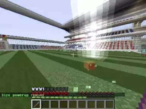 《我的世界》 话说这足球不是应该用脚来踢的吗 多人小游戏服务器