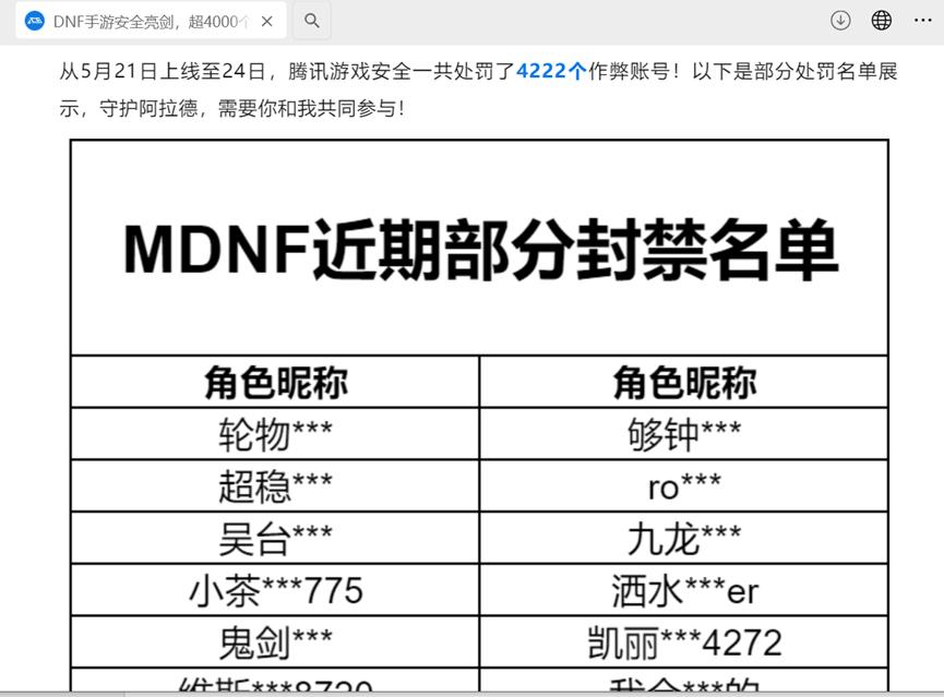 腾讯游戏安全中心打击黑产工作室_地下城与勇士游戏登录不上去_DNF手游开挂封禁10年