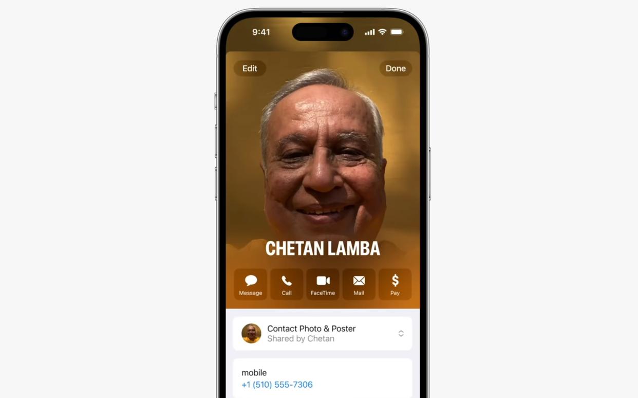 iOS17电话短信界面改进_iOS17新功能更新_ios老是跳出输密码