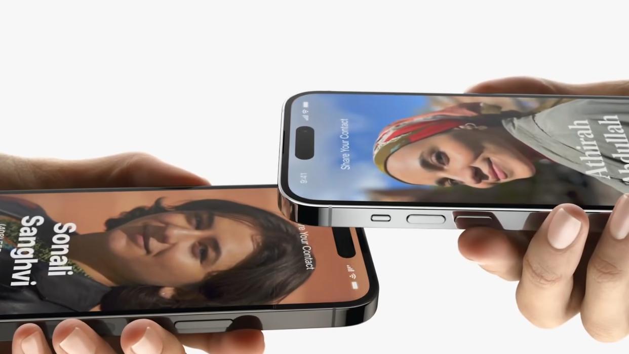 ios老是跳出输密码_iOS17新功能更新_iOS17电话短信界面改进