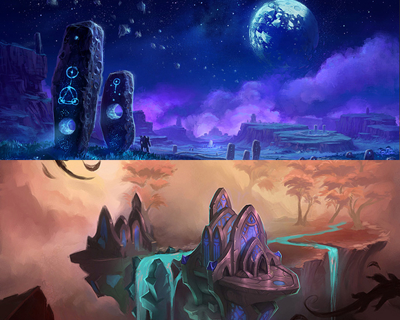 魔兽世界画面风格分析_魔兽世界6.0新地图_魔兽世界场景营造技巧