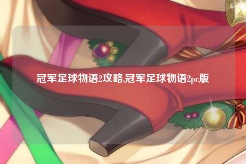 冠军足球物语2攻略,冠军足球物语2pc版