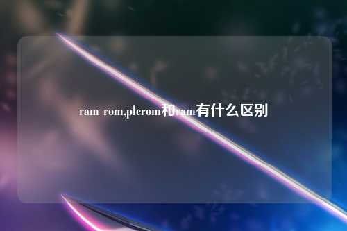 ram rom,plcrom和ram有什么区别