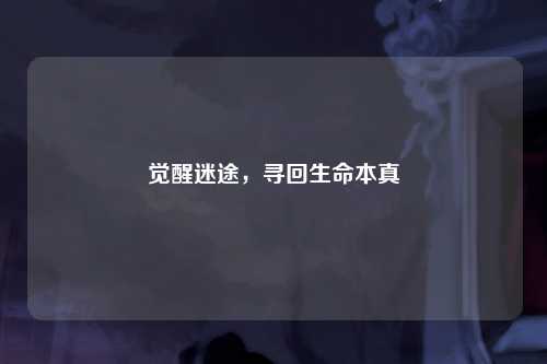 觉醒迷途，寻回生命本真