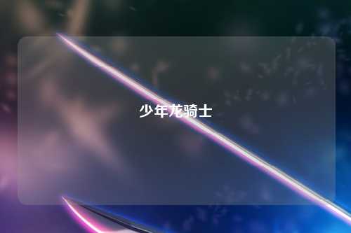 少年龙骑士