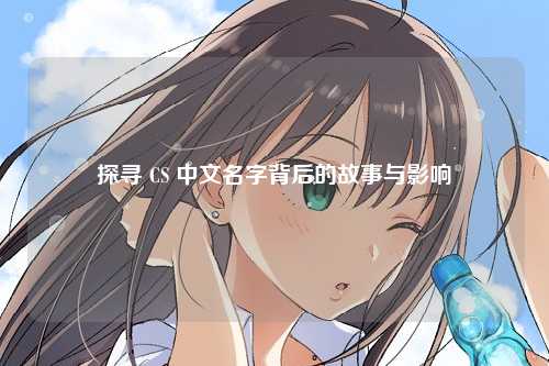 探寻 CS 中文名字背后的故事与影响
